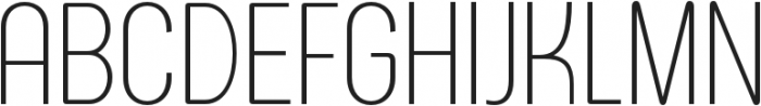 Arch Light Condensed otf (300) Font UPPERCASE