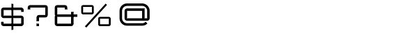 ArchiType Expanded Regular Font OTHER CHARS