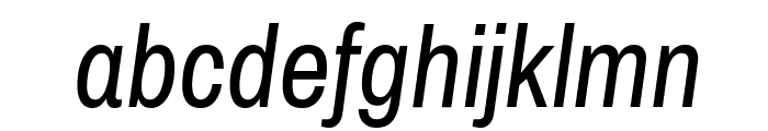 ArchivoNarrow-Italic Font LOWERCASE