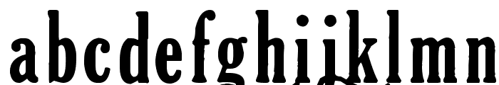 Areson Font LOWERCASE