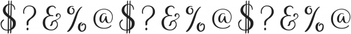 Ariadne Script ttf (400) Font OTHER CHARS