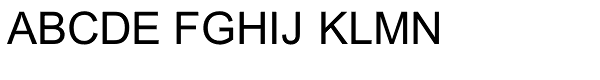 Arial Pro Cyrillic Regular Font UPPERCASE