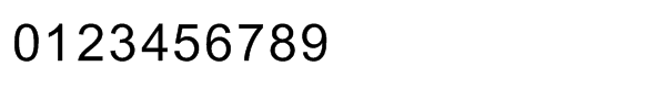 Arial® Pro Monospaced Regular Font OTHER CHARS