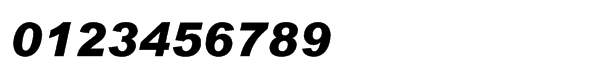 ArialÂ® Std Black Italic Font OTHER CHARS