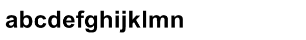 ArialÂ® Std Bold Font LOWERCASE