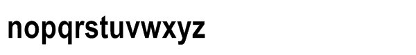 ArialÂ® Std Narrow Bold Font LOWERCASE