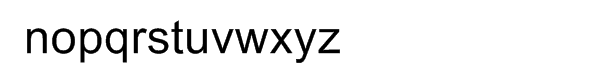 Arial® Turkish Font LOWERCASE