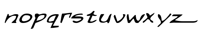 Arilon Expanded Italic Font LOWERCASE