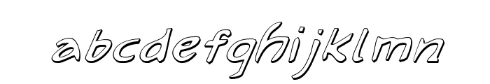 Arilon Shadow Italic Font LOWERCASE