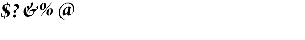 Arno Pro-Bold Italic Display Font OTHER CHARS