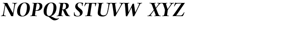 Arno Pro-Bold Italic Display Font UPPERCASE