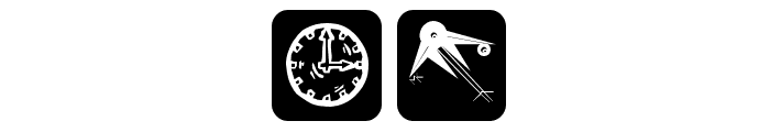 AroundTheClock Font OTHER CHARS