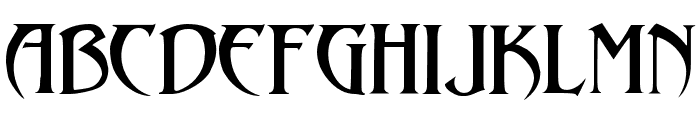 Arthur Gothic Font UPPERCASE