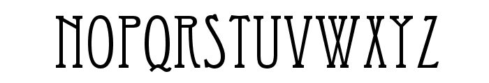 Artist-Modern Font UPPERCASE