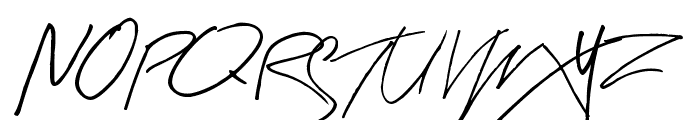 Arty Signature Font UPPERCASE