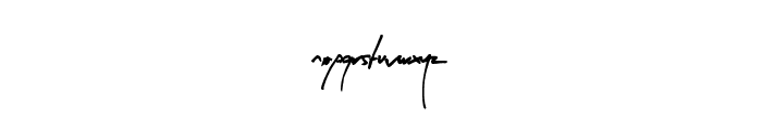 Arty Signature Font LOWERCASE