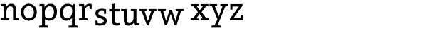 Arventa Std Slab-Regular Font LOWERCASE