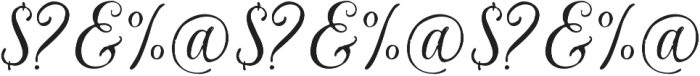 arabella Italic otf (400) Font OTHER CHARS