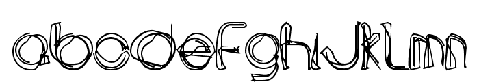 area LINEe Font LOWERCASE