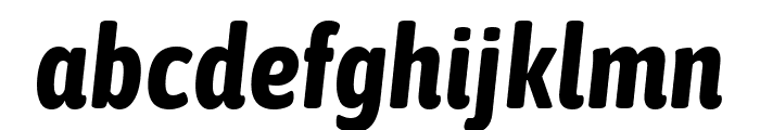 Asap Condensed Bold Italic Font LOWERCASE
