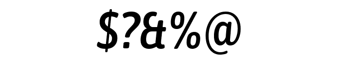 Asap Condensed Medium Italic Font OTHER CHARS