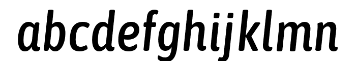 Asap Condensed Medium Italic Font LOWERCASE