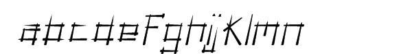 Ashbery Bold Italic Font LOWERCASE