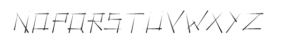 Ashbery Italic Font UPPERCASE