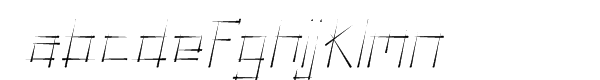 Ashbery Italic Font LOWERCASE