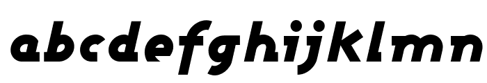 Ashby Black Italic Font LOWERCASE