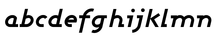 Ashby Bold Italic Font LOWERCASE