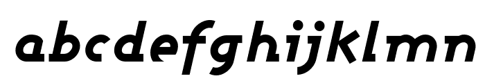 Ashby Extra Bold Italic Font LOWERCASE