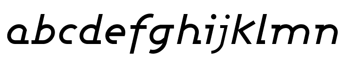 Ashby Medium Italic Font LOWERCASE