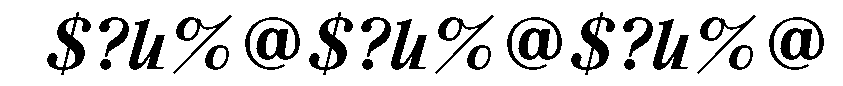 Asmik Bold Italic Font OTHER CHARS