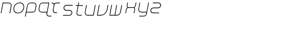 Aspirin Advance Light Italic Font LOWERCASE