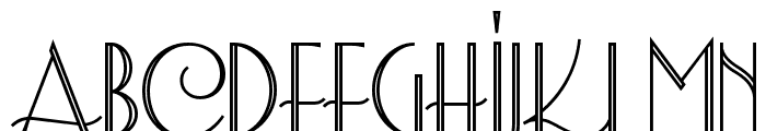 Astoria Deco Medium Font UPPERCASE