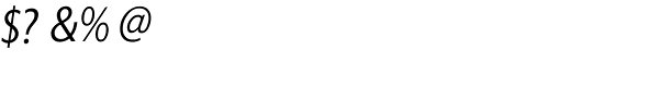 Astoria  Light Italic Font OTHER CHARS