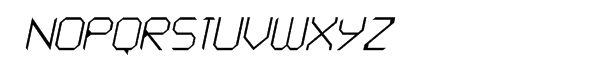 AstroNaut Thin Italic Font UPPERCASE