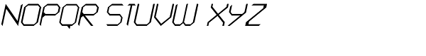 Astronaut Thin Italic Font UPPERCASE