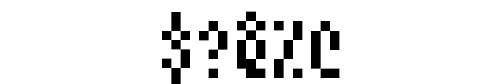 Atari Small Font OTHER CHARS