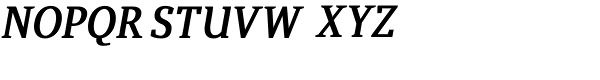 Ataxia Bold Italic Font UPPERCASE
