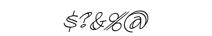 AtlandSketches BB Italic Font OTHER CHARS