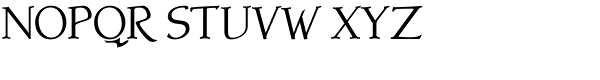 Atlantic Serif OSF T Semi Bold Font UPPERCASE
