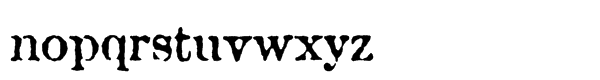 Attic Antique Regular Font LOWERCASE