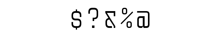 Audimat Mono SmallCapsLight Font OTHER CHARS