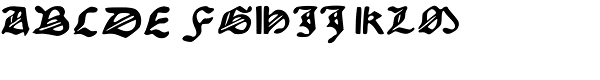 Augsburger2009 Font UPPERCASE