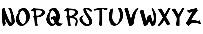Augushand Font UPPERCASE