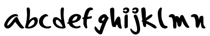 Augushand Font LOWERCASE