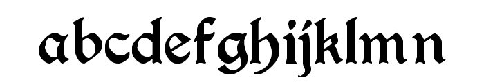 Augusta Regular Font LOWERCASE