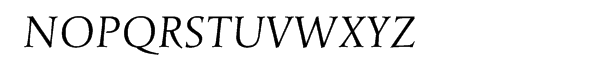 Augustal Italic Font UPPERCASE
